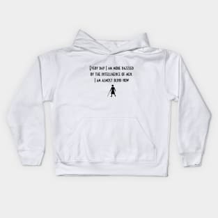 Blind Girl Kids Hoodie